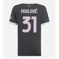 AC Milan Strahinja Pavlovic #31 Tredje Tröja Dam 2024-25 Kortärmad